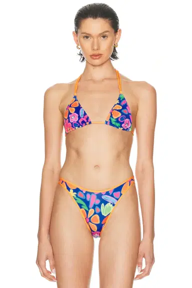 Heavy Manners Double String Bikini Top | Thumbnail 1 Heavy Manners Double String Bikini Top | Thumbnail 1