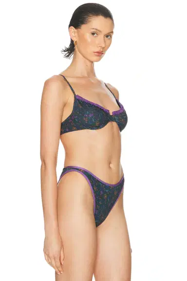 Heavy Manners Ruffled Up Underwire Bikini Top | Thumbnail 2