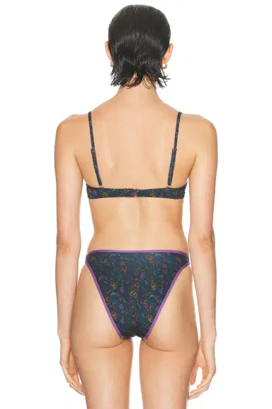 Heavy Manners Ruffled Up Underwire Bikini Top | Thumbnail 3