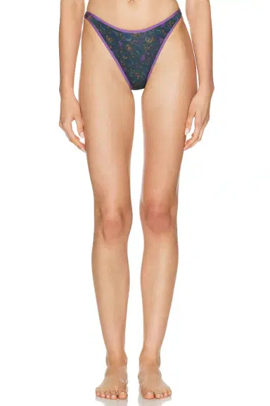 Heavy Manners High Cut Full Bikini Bottom | Thumbnail 1