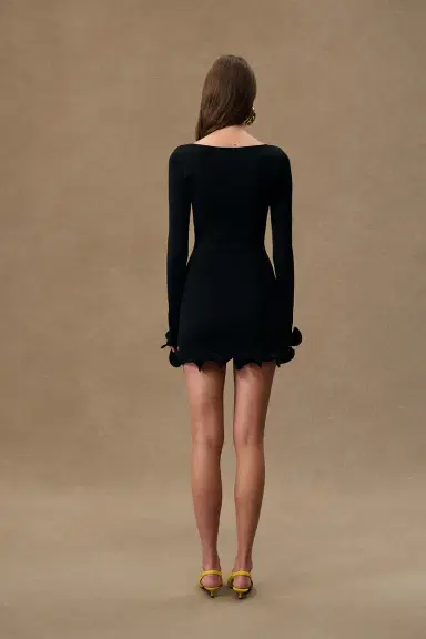 SAME for FWRD Ruffle Hem Mini Dress | Thumbnail 4 SAME for FWRD Ruffle Hem Mini Dress | Thumbnail 4