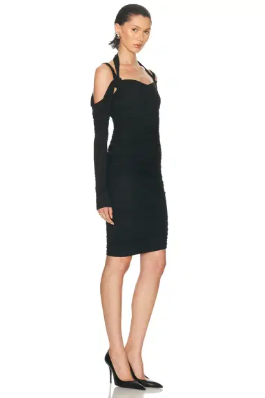 The Attico Long Sleeve Midi Dress | Thumbnail 2