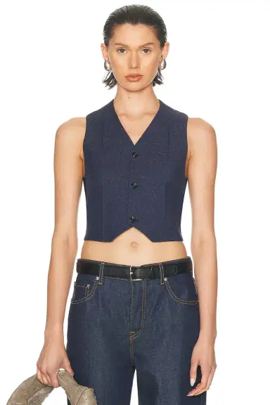 Bottega Veneta Drill Vest | Thumbnail 1 Bottega Veneta Drill Vest | Thumbnail 1