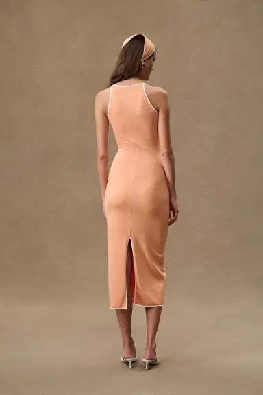 Rowen Rose for FWRD Sleeveless Cut-out Long Dress | Thumbnail 3