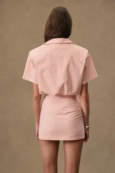 Rowen Rose for FWRD Oversized Short Sleeve Shirt | Thumbnail 4