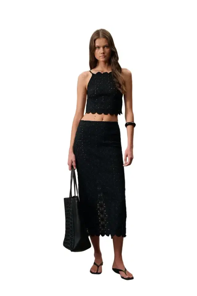 St. Agni for FWRD Doily Column Skirt