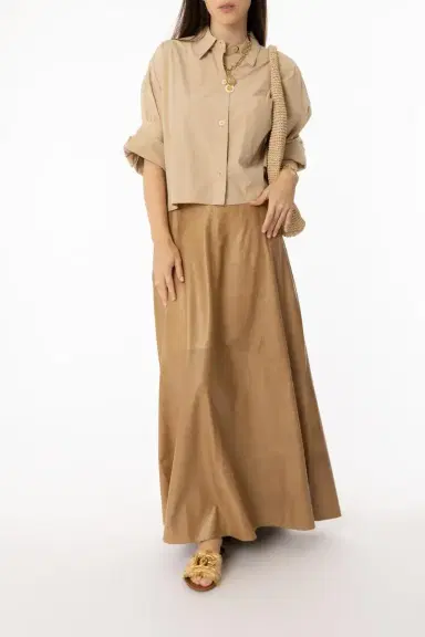 TWP Kennedy Skirt - Kelp | Thumbnail 2