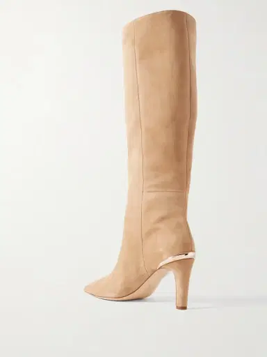 Gabriela Hearst Aura 85 Suede Knee Boots | Thumbnail 3 Gabriela Hearst Aura 85 Suede Knee Boots | Thumbnail 3