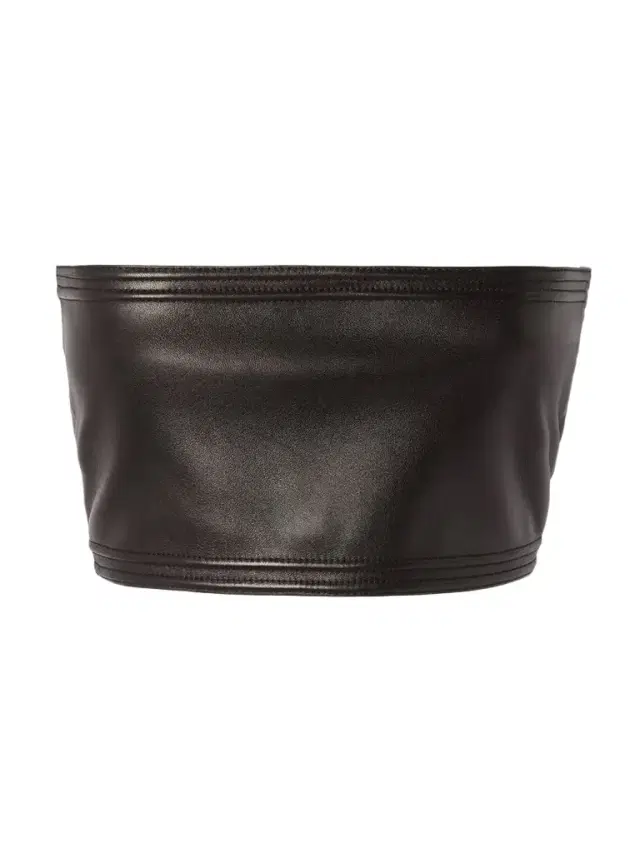 Alaïa Cropped Strapless Leather Top