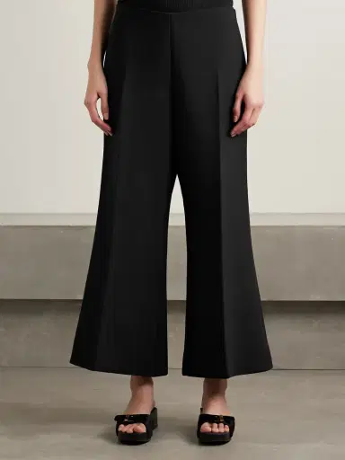 Khaite Walter Crepe Flared Pants | Thumbnail 3 Khaite Walter Crepe Flared Pants | Thumbnail 3