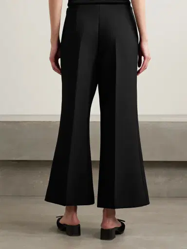 Khaite Walter Crepe Flared Pants | Thumbnail 4 Khaite Walter Crepe Flared Pants | Thumbnail 4