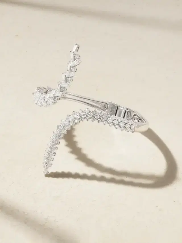 18-karat White Gold Diamond Cuff