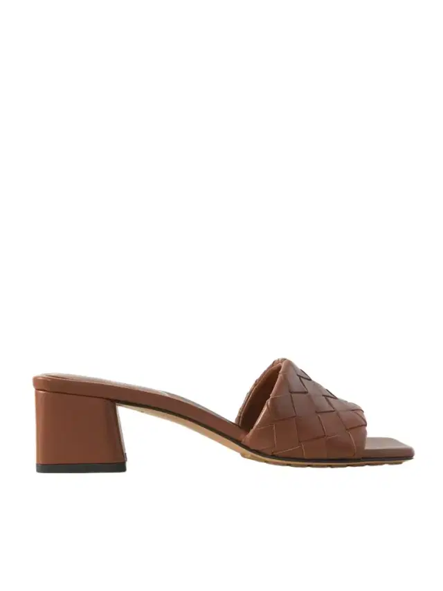 Riva Intrecciato Leather Mules