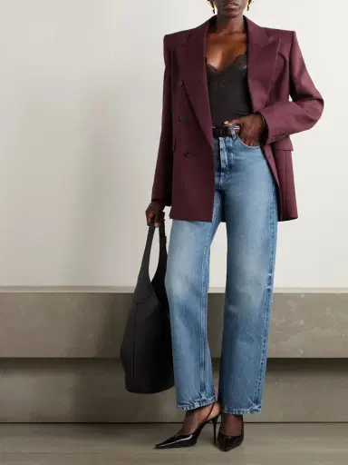 Saint Laurent High-rise Wide-leg Jeans | Thumbnail 2