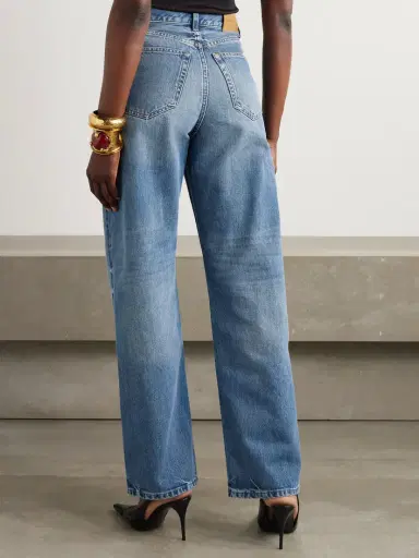 Saint Laurent High-rise Wide-leg Jeans | Thumbnail 4