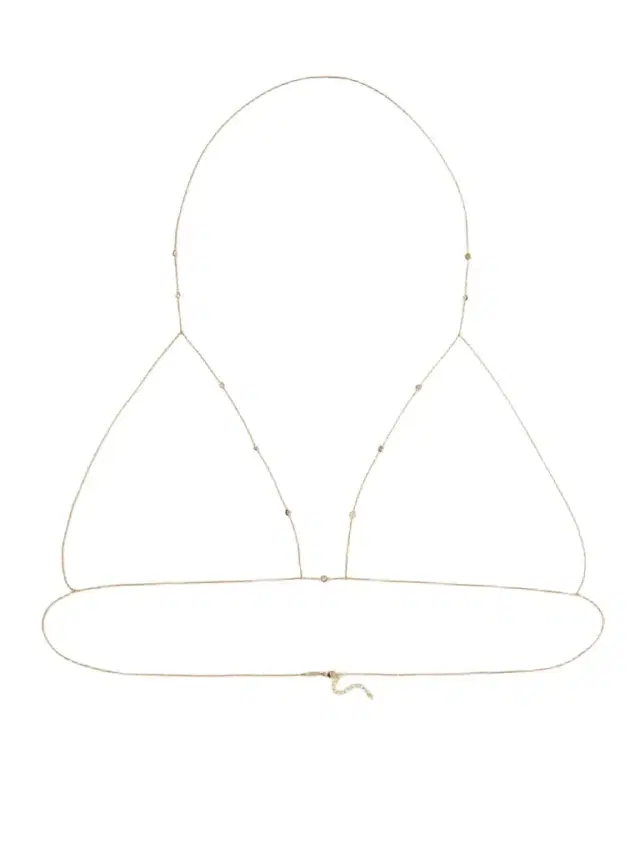 14-karat Gold Diamond Body Chain