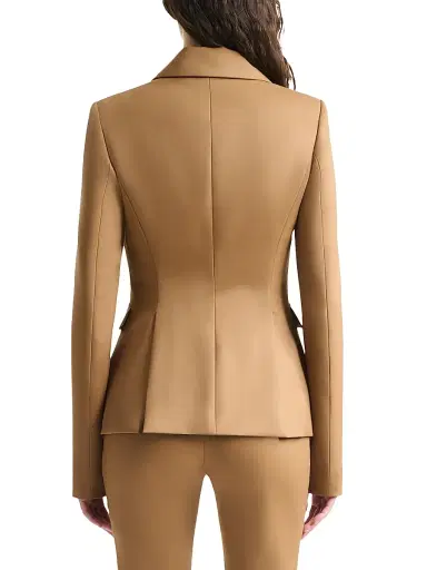 Altuzarra Women's Fenice Notch-Lapel Jacket - Saddle - Size 14 | Thumbnail 4