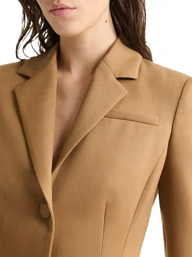 Altuzarra Women's Fenice Notch-Lapel Jacket - Saddle - Size 14 | Thumbnail 5