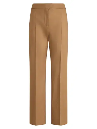 Altuzarra Women's Todd Stretch-Virgin Wool Pants - Saddle - Size 14 | Thumbnail 1