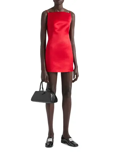Givenchy Women's Mini Straps Dress in Satin | Thumbnail 2