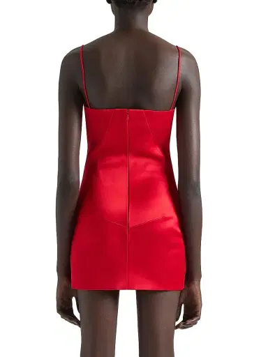 Givenchy Women's Mini Straps Dress in Satin | Thumbnail 4