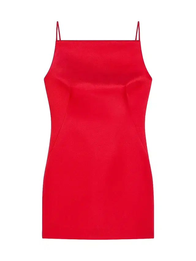 Women's Mini Straps Dress in Satin Women's Mini Straps Dress in Satin