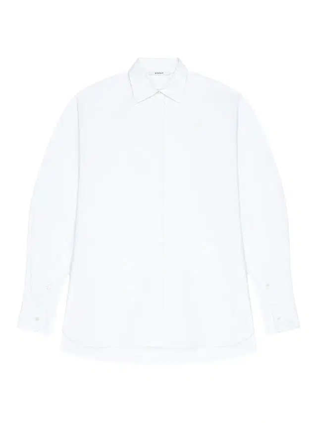 Givenchy Women's Shirt in Poplin with Embroidery - White