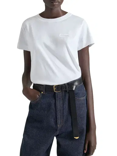 Givenchy Women's T-Shirt in Cotton - White | Thumbnail 2