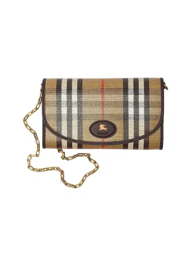 Burberry Women's Highlands Check Wallet - Sand | Thumbnail 1