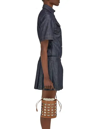 Ferragamo Women's Gancini Leather Bucket Bag | Thumbnail 2 Ferragamo Women's Gancini Leather Bucket Bag | Thumbnail 2