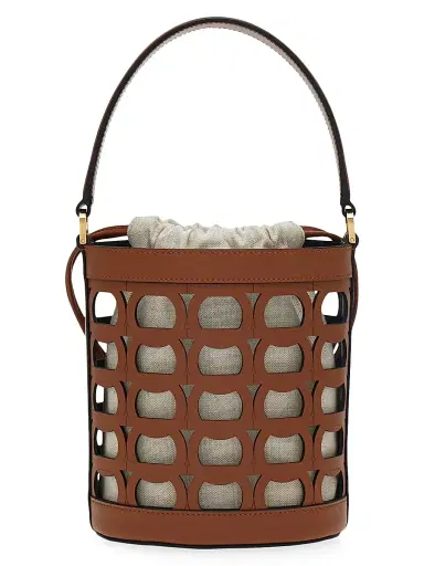Ferragamo Women's Gancini Leather Bucket Bag | Thumbnail 5 Ferragamo Women's Gancini Leather Bucket Bag | Thumbnail 5