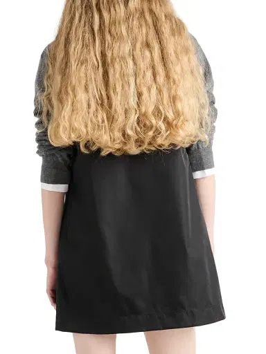 Prada Women's Re-Nylon Mini-Dress - Black - Size 0 | Thumbnail 3