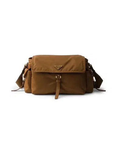 Prada Women's Large Explore Re-Nylon Shoulder Bag - Brown | Thumbnail 1 Prada Women's Large Explore Re-Nylon Shoulder Bag - Brown | Thumbnail 1
