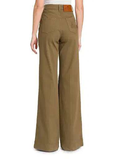 Etro Women's Wide-Leg Jeans - Verde Salvia Scuro - Size 31 | Thumbnail 5 Etro Women's Wide-Leg Jeans - Verde Salvia Scuro - Size 31 | Thumbnail 5