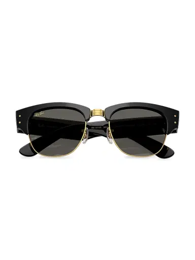 Ray-Ban Men's A$AP Rocky Blacked Out 0RB0316s 53MM Mega Clubmaster Square Sunglasses - Black | Thumbnail 5 Ray-Ban Men's A$AP Rocky Blacked Out 0RB0316s 53MM Mega Clubmaster Square Sunglasses - Black | Thumbnail 5