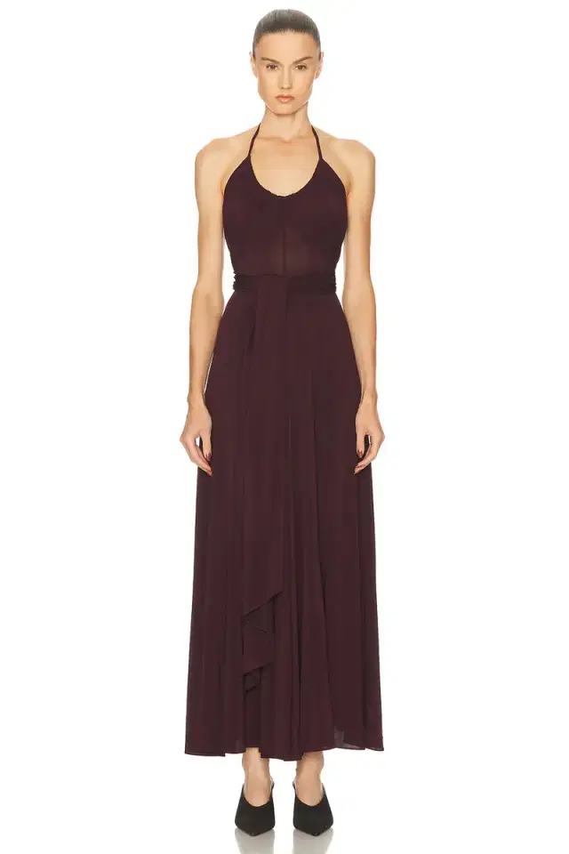 ALAÏA Halter Long Dress