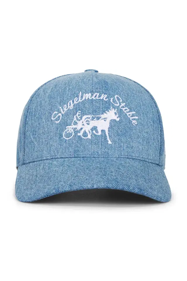 Siegelman Stable Denim Five Panel Hat
