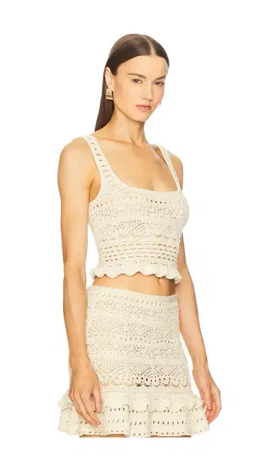 Retrofête Damira Crochet Top | Thumbnail 2