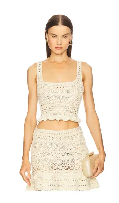 Retrofête Damira Crochet Top | Thumbnail 1