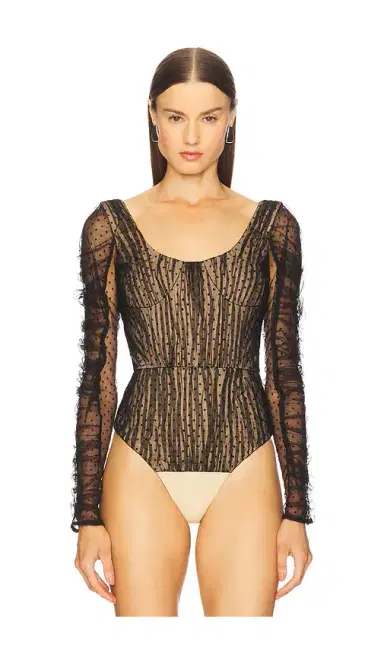 Prabal Gurung Long Sleeve Bodysuit | Thumbnail 2 Prabal Gurung Long Sleeve Bodysuit | Thumbnail 2