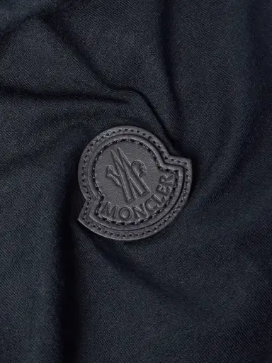 Moncler Logo-Appliquéd Shell-Trimmed Cotton and Cashmere-Blend Jersey T-Shirt - Men | Thumbnail 4 Moncler Logo-Appliquéd Shell-Trimmed Cotton and Cashmere-Blend Jersey T-Shirt - Men | Thumbnail 4