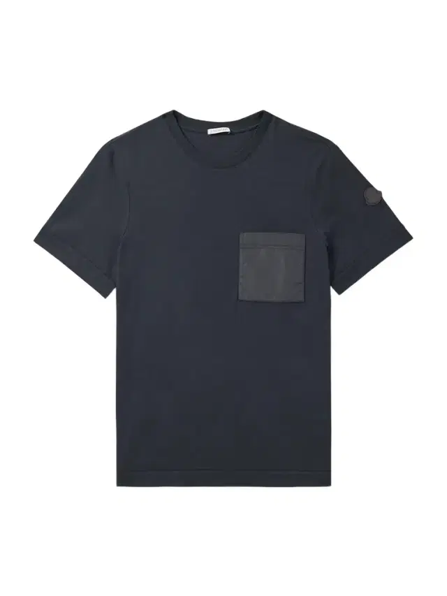 Moncler Logo-Appliquéd Shell-Trimmed Cotton and Cashmere-Blend Jersey T-Shirt - Men