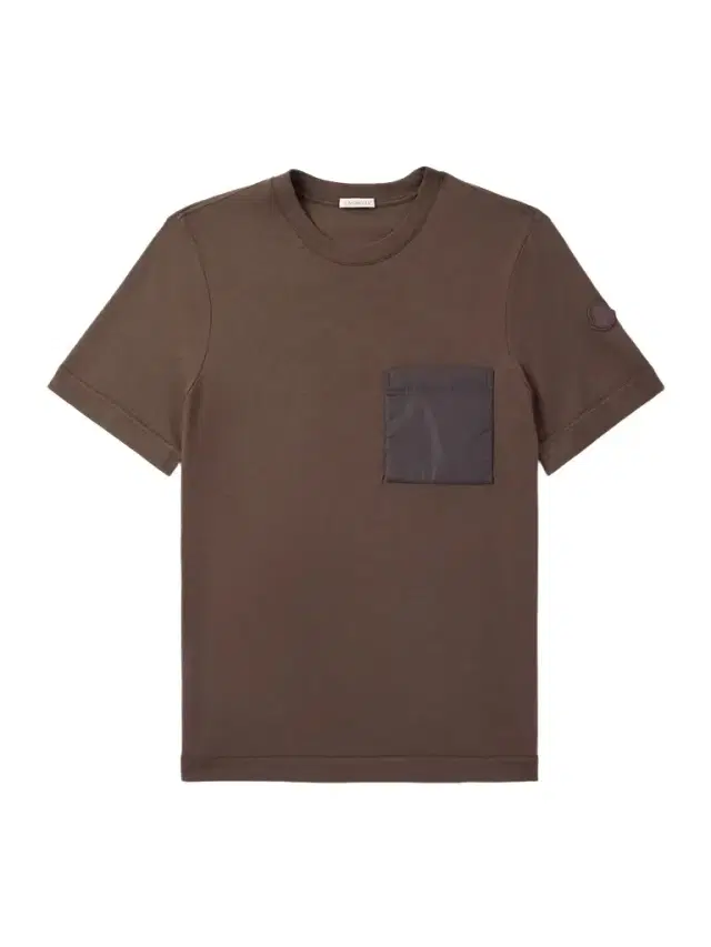 Moncler Logo-Appliquéd Shell-Trimmed Cotton and Cashmere-Blend Jersey T-Shirt - Men