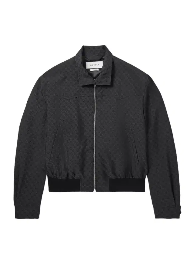 Cropped Printed Twill Harrington Jacket - Men