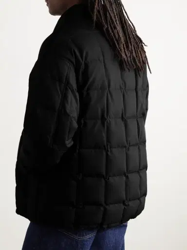 Visvim Coach Appliquéd Quilted Wool and Silk-Blend Twill Down Jacket - Men | Thumbnail 3