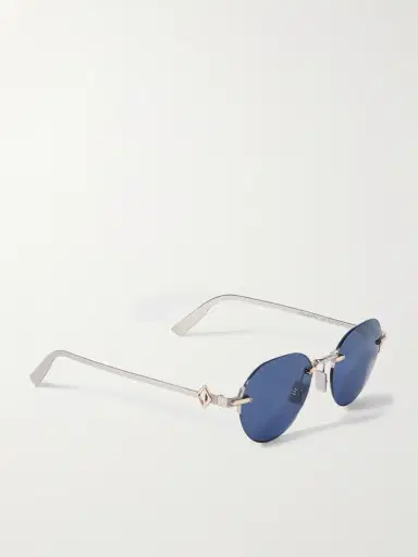 DIOR Eyewear CD Diamond R5U Pantos Silver and Gold-Tone Sunglasses - Men | Thumbnail 4 DIOR Eyewear CD Diamond R5U Pantos Silver and Gold-Tone Sunglasses - Men | Thumbnail 4