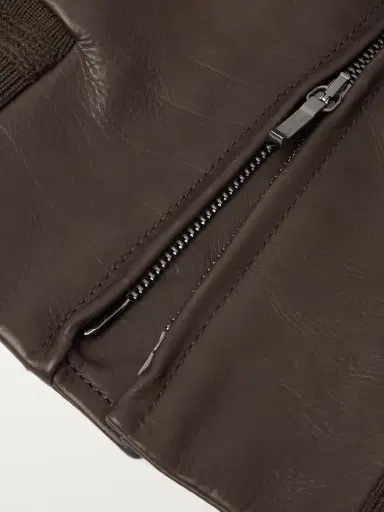 Loro Piana Leather Bomber Jacket - Men | Thumbnail 5