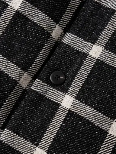 Visvim Keesey Checked Linen and Wool-Blend Down Jacket - Men | Thumbnail 4