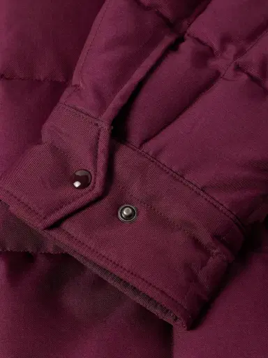 Visvim Coach Appliquéd Quilted Wool and Silk-Blend Twill Down Jacket - Men | Thumbnail 5