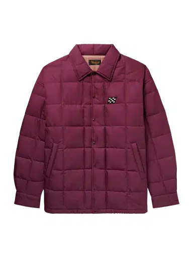 Visvim Coach Appliquéd Quilted Wool and Silk-Blend Twill Down Jacket - Men | Thumbnail 1